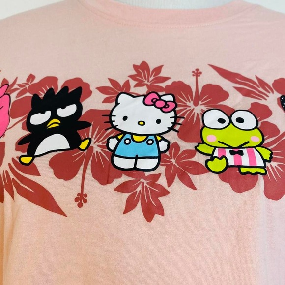 Pink Sanrio Hello Kitty crop top shirt - Picture 3 of 8